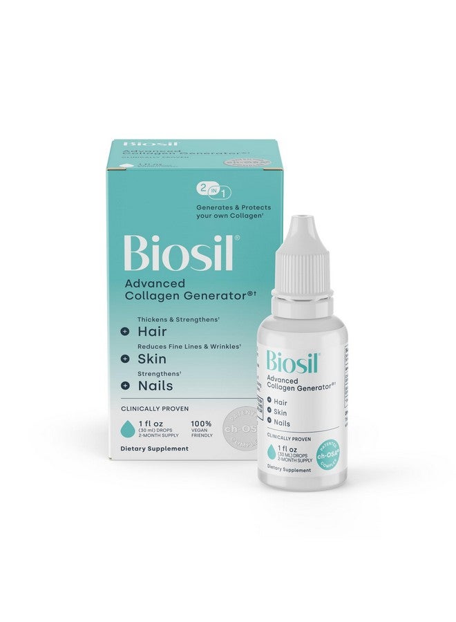 بيوسيل مُولِّد الكولاجين من Biosil - قطرات سعة 1 أونصة سائلة - مع مُركَّب ch-OSA الحاصل على براءة اختراع - يُولِّد ويحمي الكولاجين الخاص بك - خالٍ من الكائنات المُعَدَّلة وراثيًا - إمداد لمدة 60 يومًا - Image 1