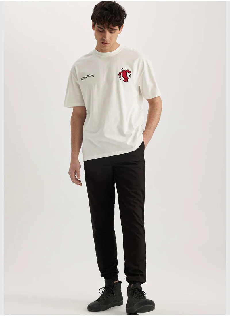 DeFacto Shirred Waist Gabardine Jogger