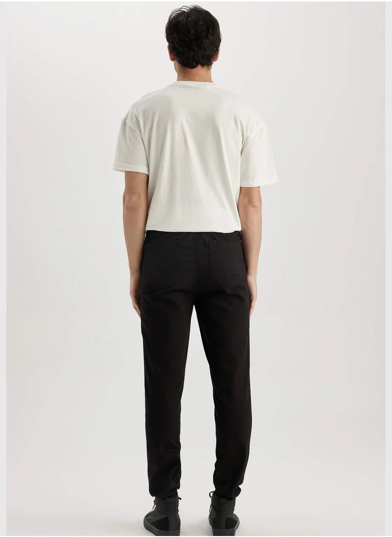 DeFacto Shirred Waist Gabardine Jogger