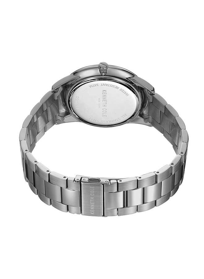 Kenneth Cole New York ساعة يد أنالوج كوارتز رمادية بقطر 42 مم للرجال - Image 2