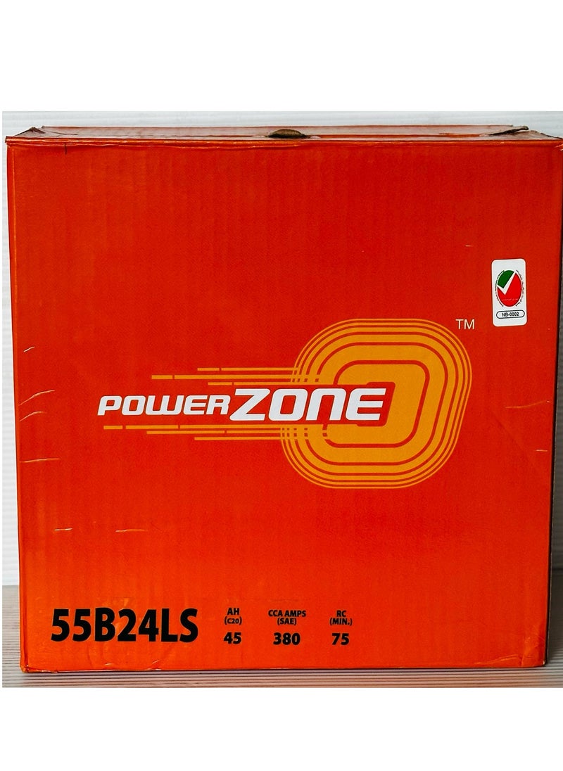 POWERZONE - Powerzone Car Battery 12V 45Ah Ns60LS - Image 1