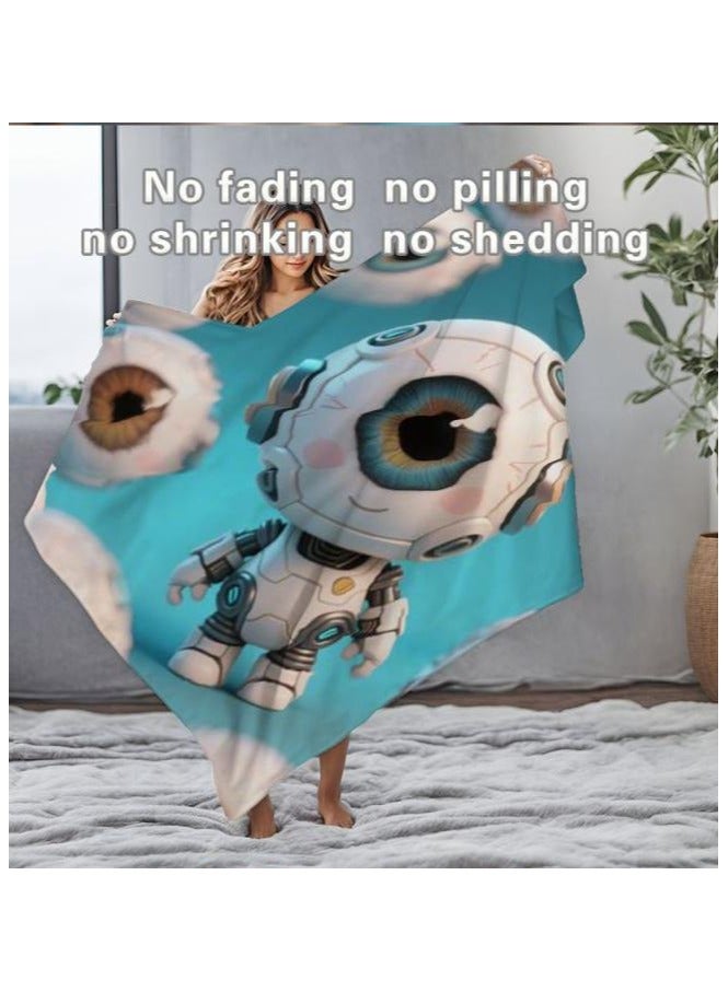 general Children's or student cartoon flannel thin blanket (warm and comfortable, suitable for sleep, games) 100cm*150cm - Image 4