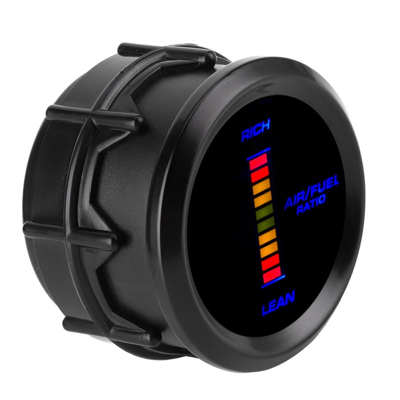 Universal Air Fuel Ratio Gauge 12V:Narrowband O2 Sensor High Response & Accuracy - Bright Blue LED Illumination Electronic Gauge for 12V Car Models Racing Car Interior - Image 3