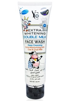 Extra Whitening Double Milk Face Wash