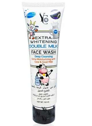 Extra Whitening Double Milk Face Wash