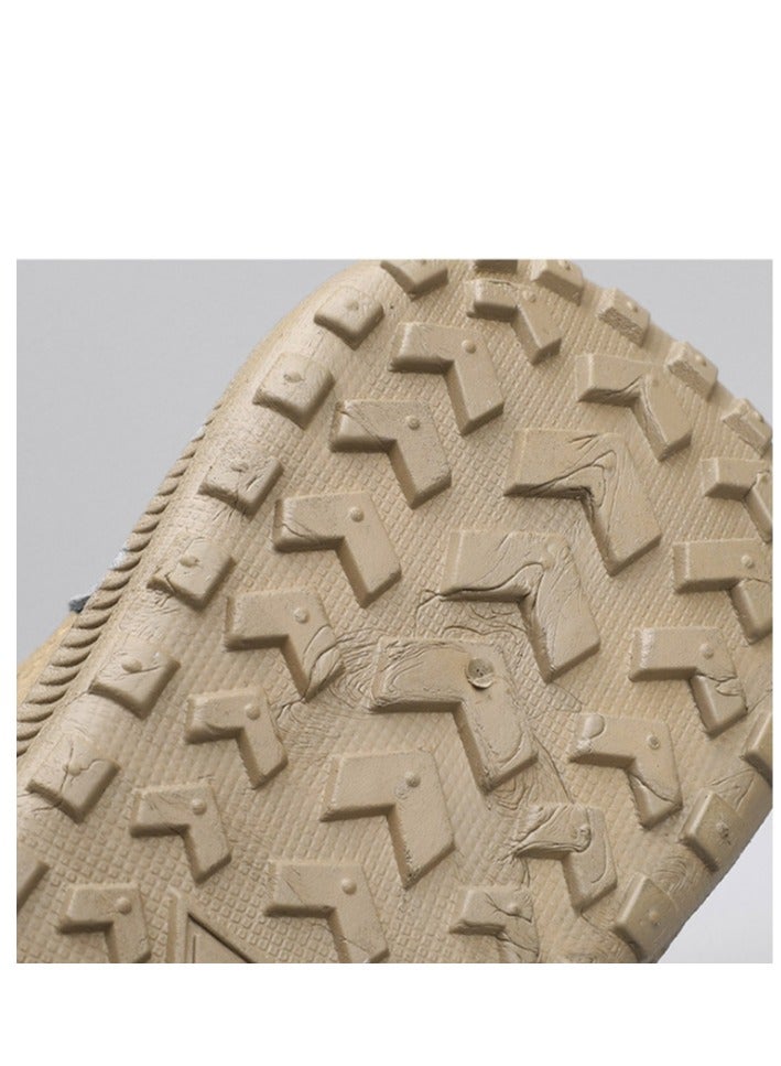 Martin Boots New High Top Casual Fashion Shoes Black Anti Dirt and Wear Resistant Fashion Men's Leather Boots - Image 2