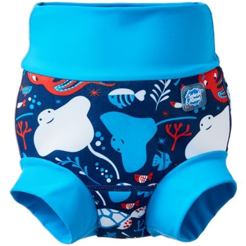 Splash About Happy Nappy Reusable Swim Diaper, Under The Sea, 0-3 Months - Image 1
