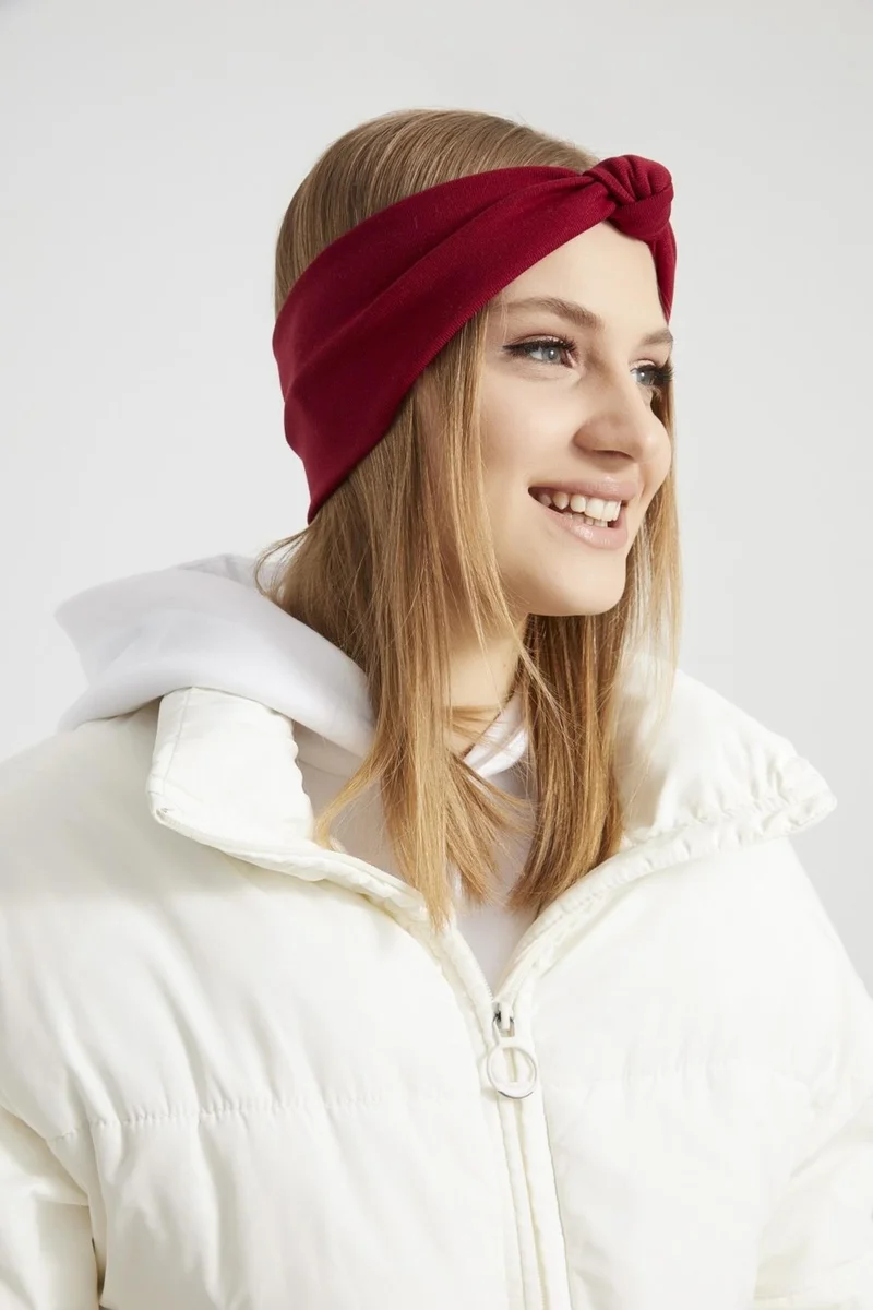 بوتيكجيز Handmade Red new design Women's Bandana Hair Band, extra soft local fabric, stylish comfortable eye-catching