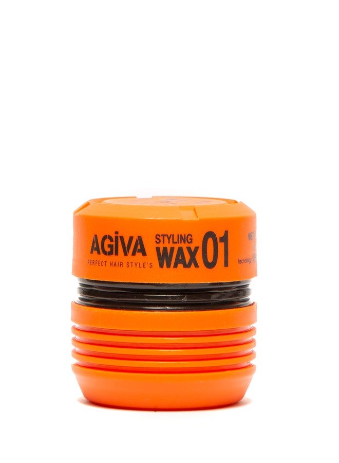 Agiva Hair Styling Crystal Wax 01 Strong Hold Wet Look Plus Keratin 6oz - Image 1