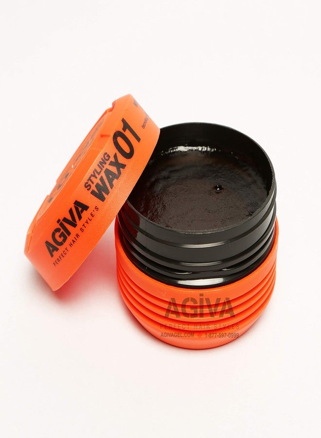 Agiva Hair Styling Crystal Wax 01 Strong Hold Wet Look Plus Keratin 6oz - Image 5