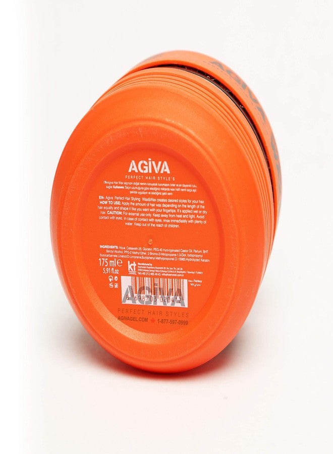 Agiva Hair Styling Crystal Wax 01 Strong Hold Wet Look Plus Keratin 6oz - Image 3