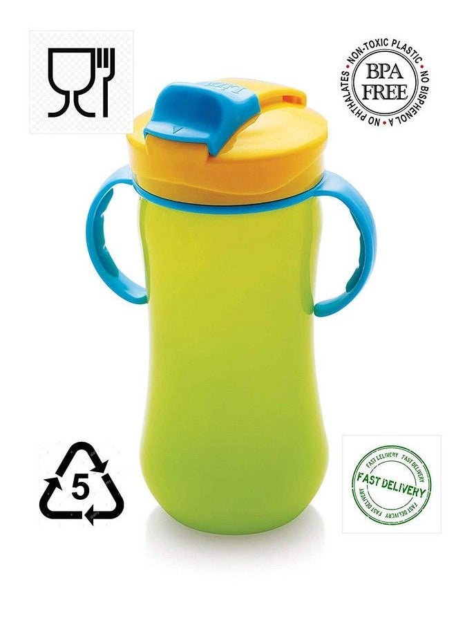 Liza Industries Grippybig Bottle For Kids Plastic Sipper For Kids School Milk Bottle For Kids (Pink)  - Image 4