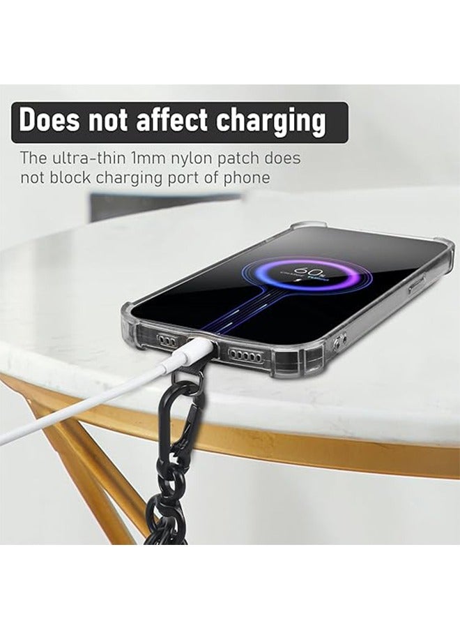 HY 120CM Cell Phone Lanyard, Adjustable Crossbody Cell Phone Strap with a Hooks,Around the Neck Wrist Strap for Most Smartphone Case, Headset Keychain,Thick - Image 3