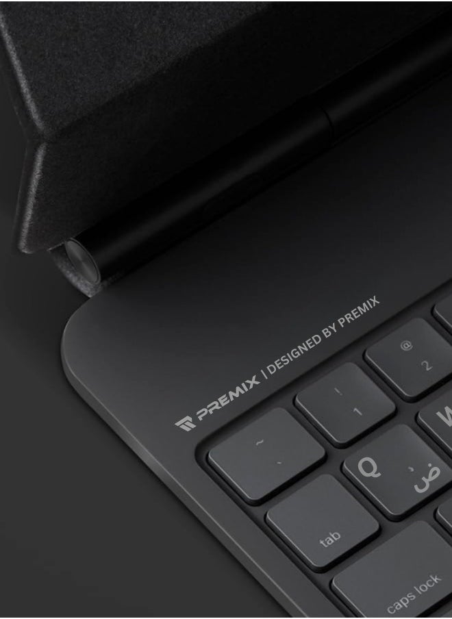 Premix - Keyboard for iPad 12.9 Pro and Air 13 English & Arabic - Image 1