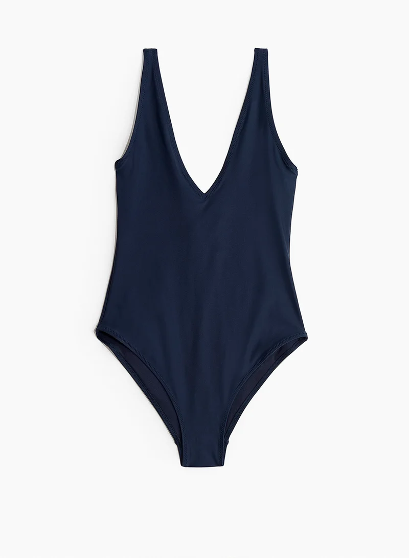 H&M V-Neck Swimsuit
