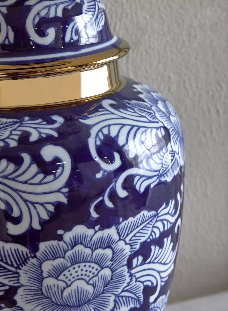 Japan Studio Statement Piece Japanese Ceramic Table Lamp For Ambient Light - 72 cm  - Image 4