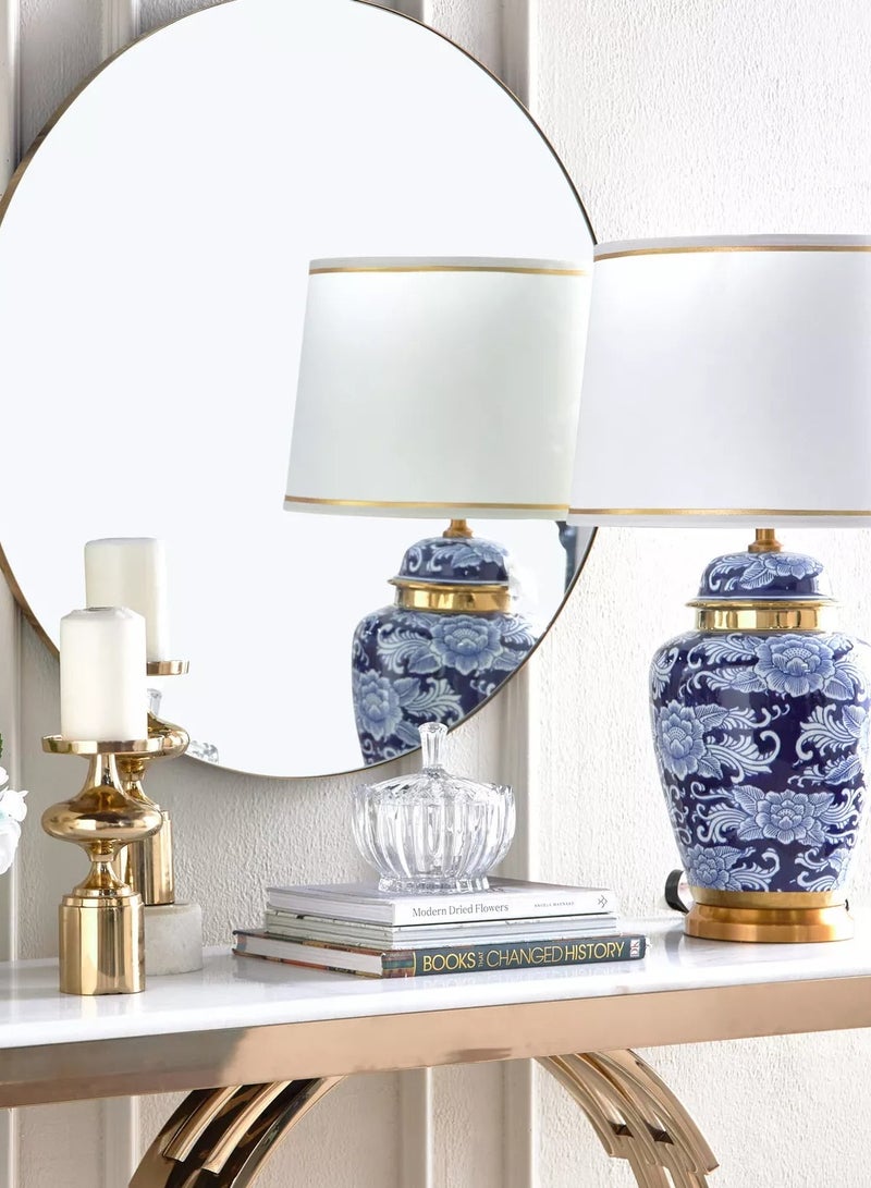 Japan Studio Statement Piece Japanese Ceramic Table Lamp For Ambient Light - 72 cm  - Image 5