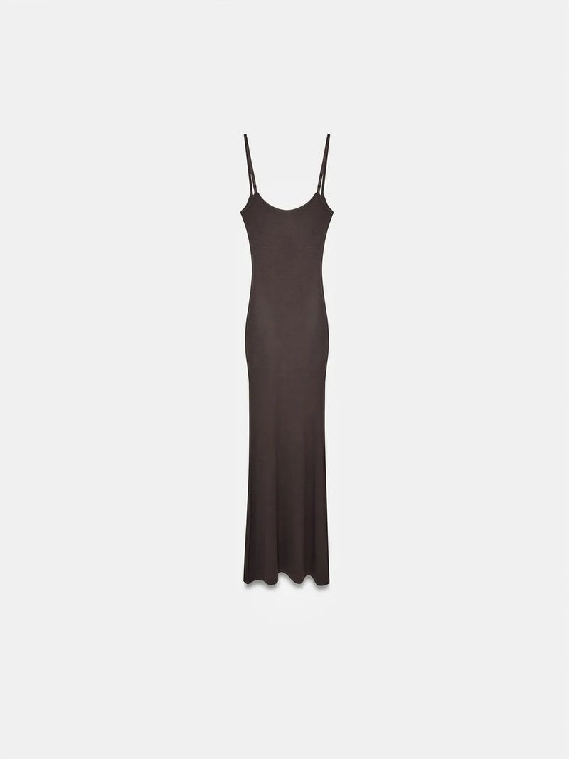 DILVIN Ribbed Bodycon Maxi Dress - Image 5