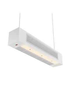 KARBAN KARBAN Airzone Lite 3In1 Bladeless Ceiling Fan with Air Purifier Light for Home Office CFD Technology Handcrafted Wooden Versatile Air Circulator Or Tower Fan White Natural LED Light  - Image 1