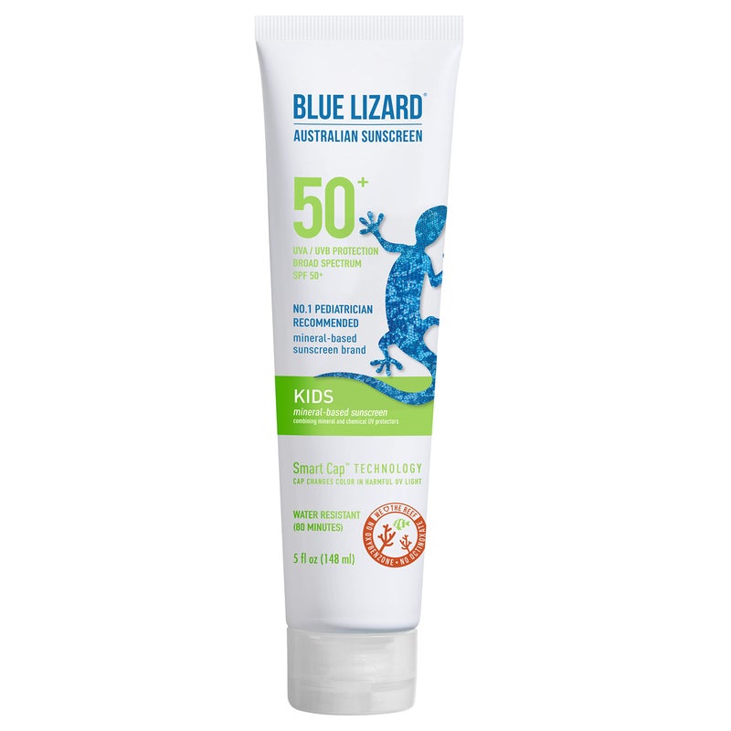 BLUE LIZARD Kids Sunscreen Lotion SPF 50+ 5oz Tube, cream - Image 1