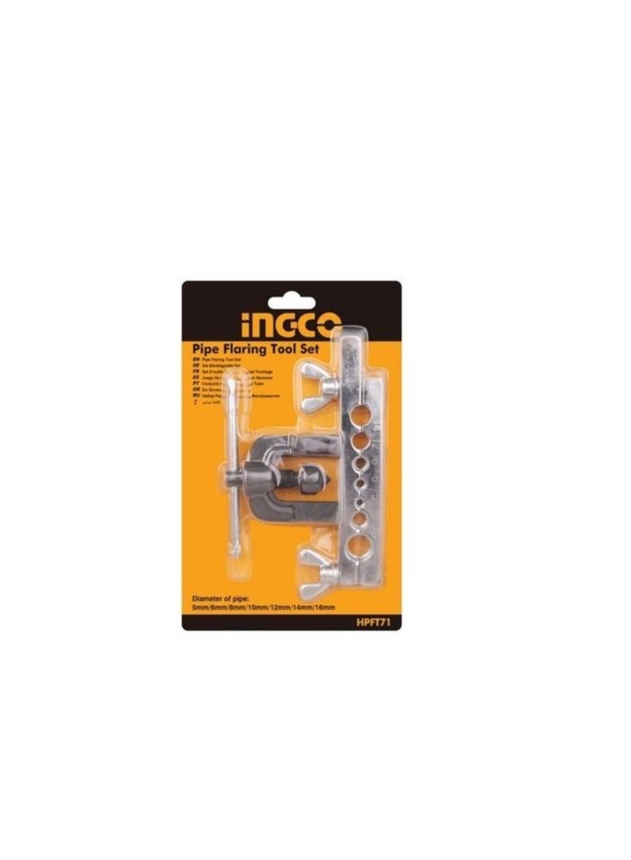 INGCO Pipe Flaring Tool Set 5-16mm - Image 1