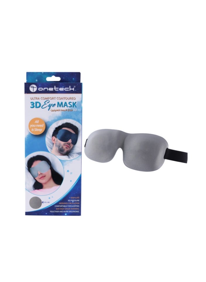 Onetech Blind Fold Eye Mask Blue/Grey 