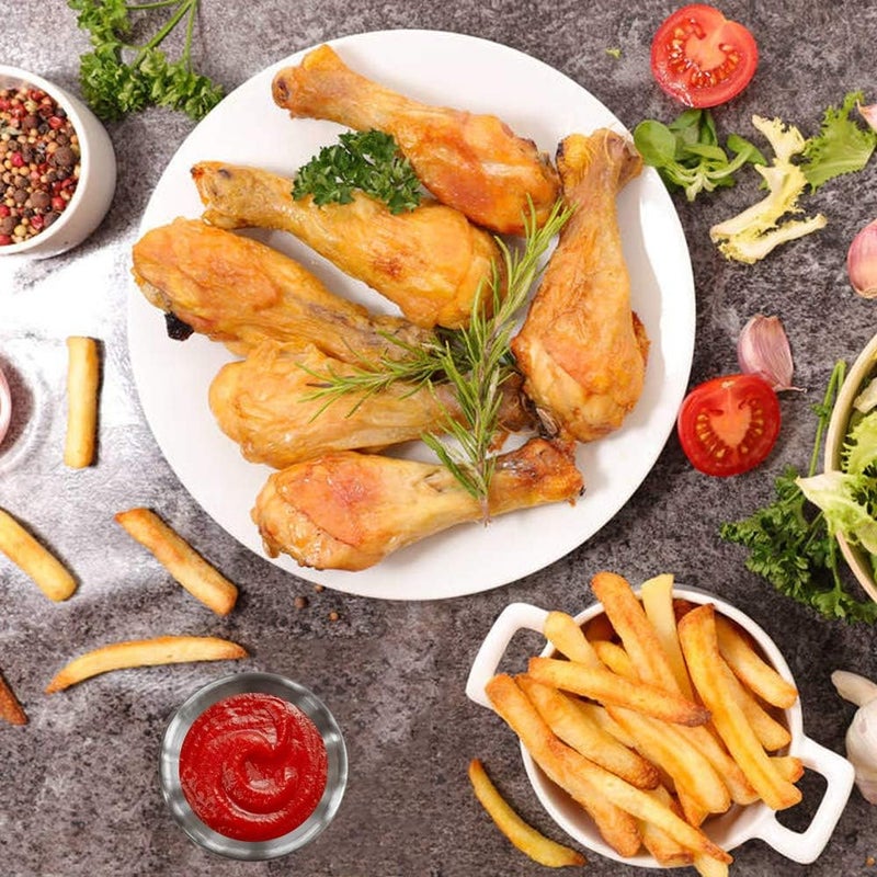 Noa 6 قطع 23 أونصة طبق صلصة من الفولاذ المقاوم للصدأ أطباق توابل طبق سوشي غمس وعاء صلصة معدني رامينكينز صغيرة أطباق مقبلات فردية أكواب صلصة توابل 6 قطع فضية - Image 5