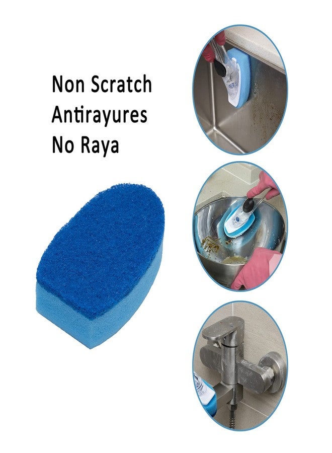 DGSDKD Dish Wand & 7 Pack Dishwashing Sponge Refills Non Scratch,dishwashing Sponge with Handle,Cleaning sponges for Household use - Image 5