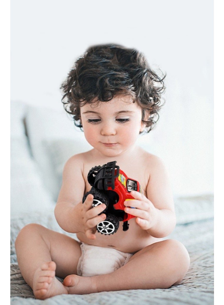 هالامودو 8PCS رباعي الألوان سحب الخلفية سيارات الطرق الودودة مجموعة من الأطفال ألعاب الكرتون التعليمية السيارات 8 سيارات بلاستيكية تعمل بالاحتكاك سيارة ميكانيكية تصميم بيئي خالية من البطاريات سيارات الدفع والانتقال سيارات تصميم واقعي مجموعة مثالية الحجم للأيادي الصغيرة سيارات 4 ألوان متنوع بشكل راديوي حزمة متينة ومادية آمنة لعبة تفاعلية بين الآباء والأطفال - Image 2