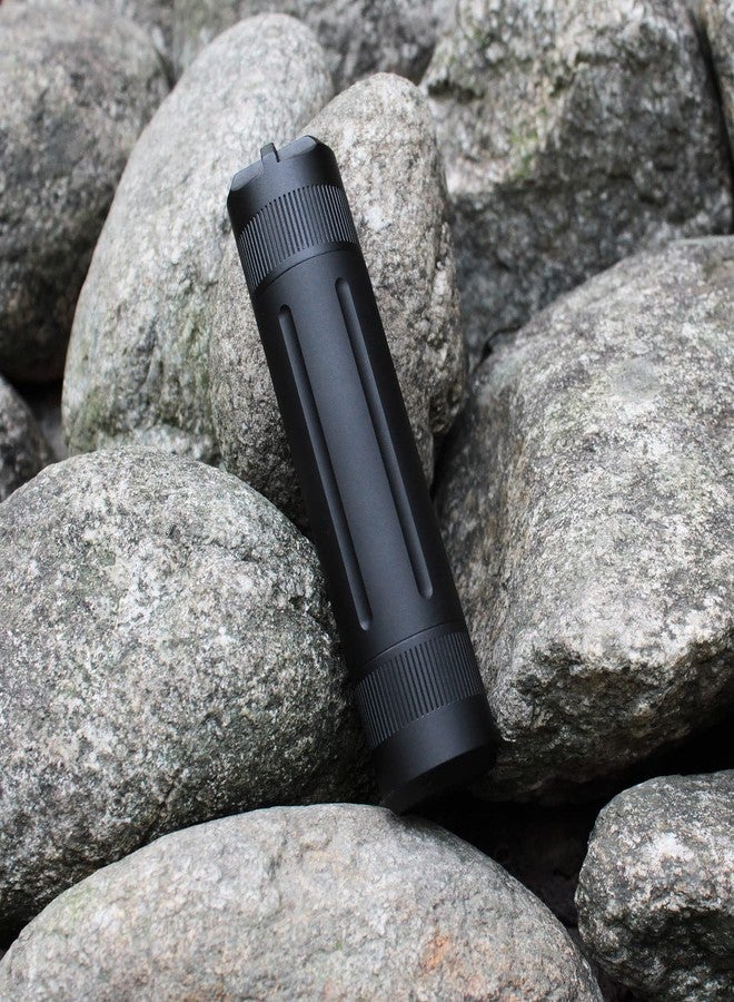 PPFISH EDC Aluminium Alloy Air-Tight EDC Accessory Case, Pill Fob Capsule Keychain, Long Waterproof Match Case Small Holder, Smell Proof Container Sealed Jar, Outdoor Survival Storage Metal Container Dry Box - Image 5