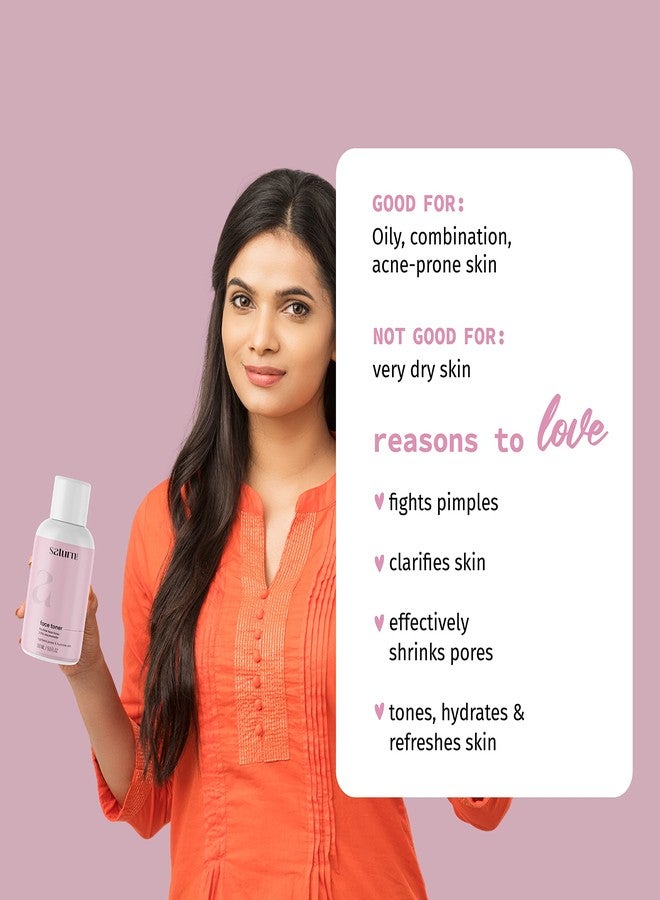 Saturn by GHC Skin Care Combo 5% Vitamin C Serum and Face Toner (150 ml) | Powered With Retinol & PHA for Skin Glow Pore Tightening & Reduces Dark Spots | SLS-Free | Paraben Free | 100% Vegan | Suitable for all Skin Types - Image 2