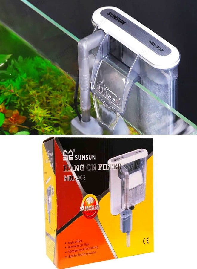 VAYINATO Sun-Sun HBL Series Aquarium Hang On Filter (HBL-303 | 3W | 350L/H (Size:L)) - Image 1