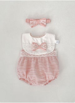Bafanou Bafanou Baby Girls Solid Color Playsuit Infant Sleeveless Romper Newborn Girls Toddler Breathable Clothing  - Image 5