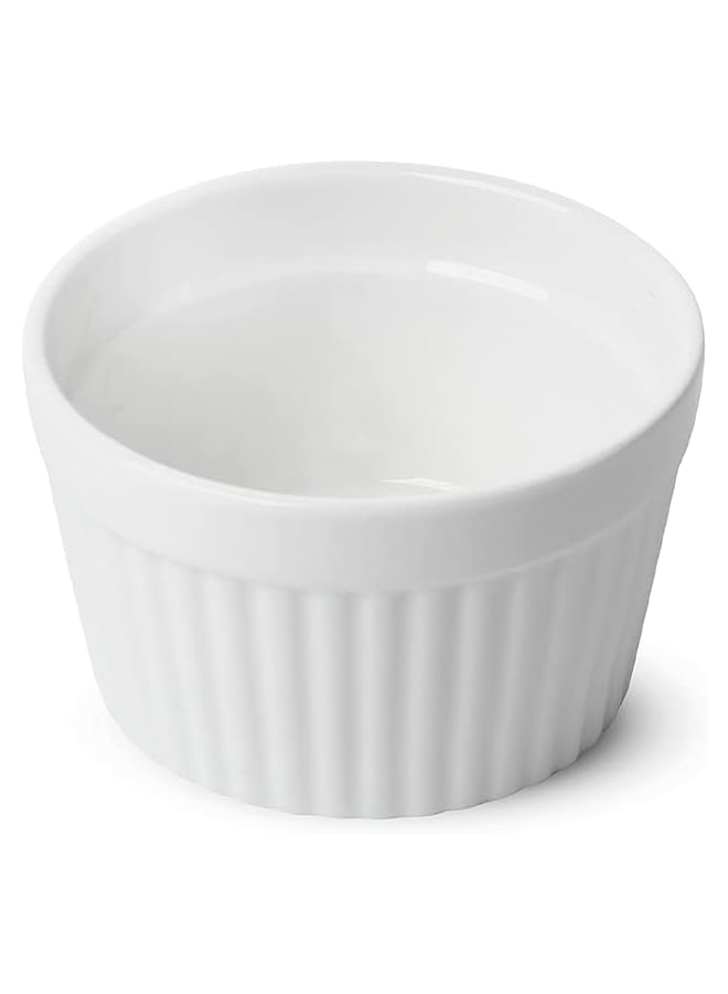Porceletta Porcelain Lined RAMekin, 3 cm Size, Ivory - Image 1