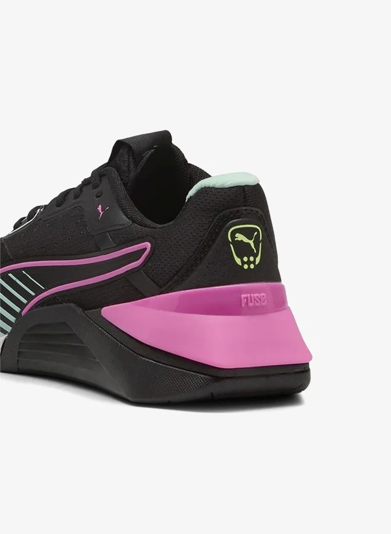 Puma PUMA Black-Pink Pixel-Mint Melt-Fizzy Light-PUMA White Fuse 4.0 Sneakers Women for Women | Best Price UAE