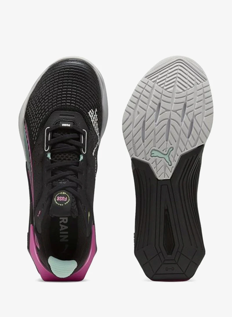 Puma PUMA Black-Pink Pixel-Mint Melt-Fizzy Light-PUMA White Fuse 4.0 Sneakers Women for Women | Best Price UAE