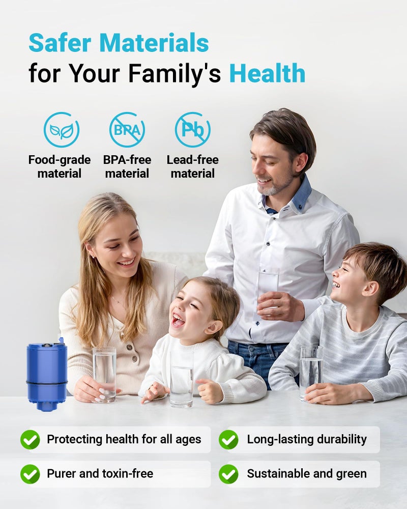 AquaCrest 6 Pack Faucet Filter Replacement for All PURÂ®Plus, PURÂ® Water Filter Replacement, PurÂ® Filter Replacement RF-9999Â®, NSF 42 Certified, 1800-Gallon Long Lifespan, AQUA CREST - Image 5