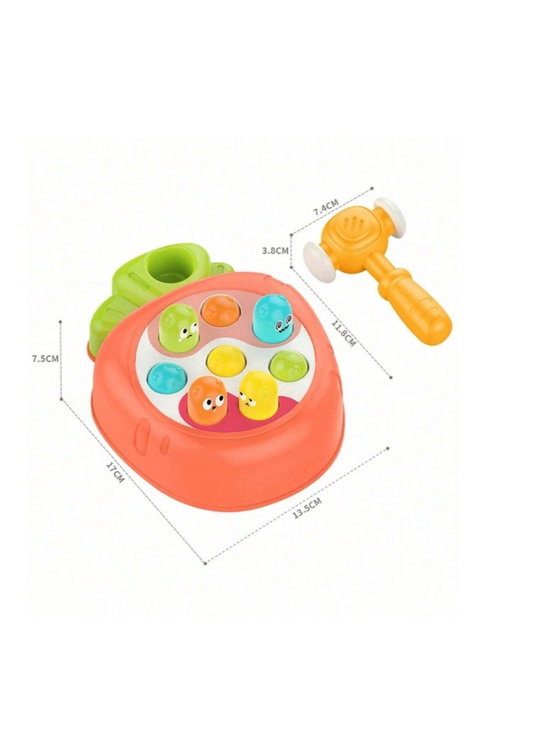 Cute Fun Banging DIY Toy Baby Hammer Board Game Whack-A-Mole Toy, Montessori Toy Hammer - Image 5
