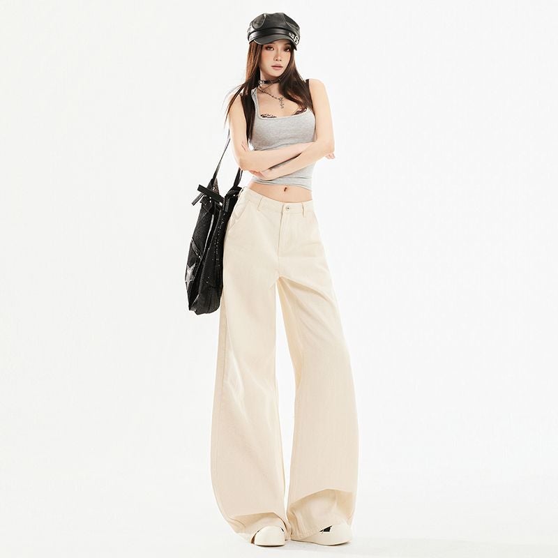 Unisex Classic Denim Jeans Loose Fit Daily Outdoor Wear - Image 3