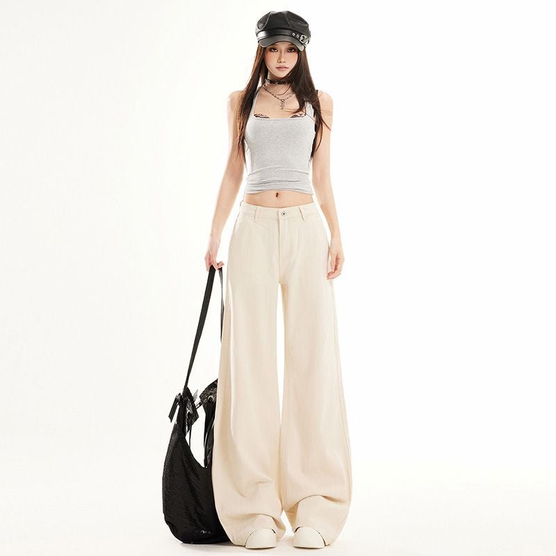 Unisex Classic Denim Jeans Loose Fit Daily Outdoor Wear - Image 1