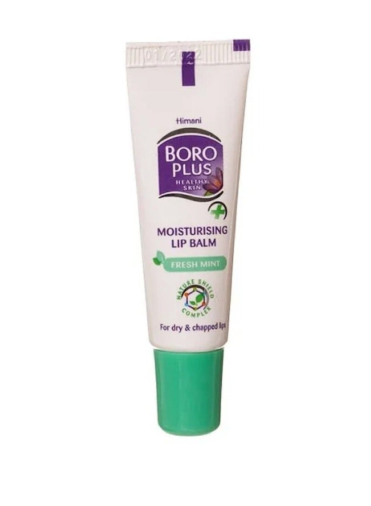Boro Plus Himani Boroplus Healthy Skin Moisturising Lip Balm 10Ml - Fresh Mint - Image 2