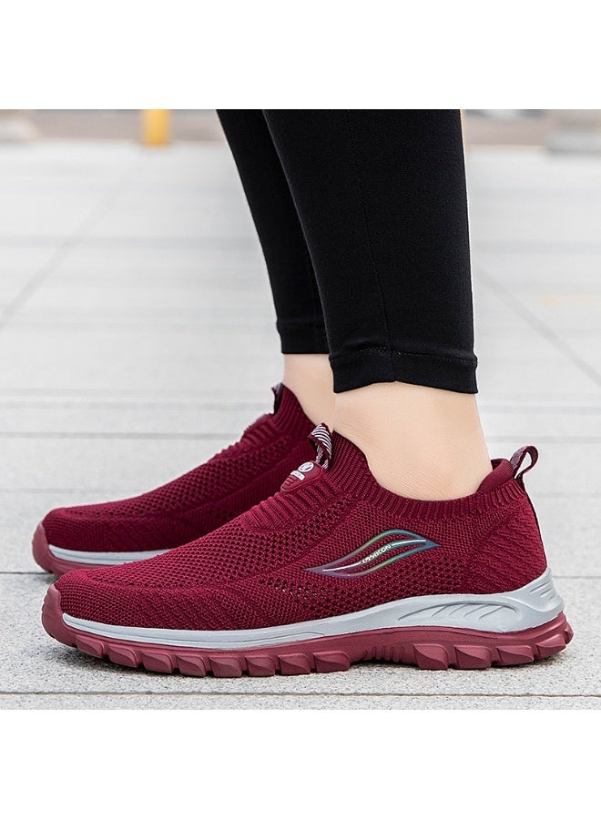 Women Casual Sport Shoes Low Top Walking Athletic Comfortable Lightweight Non-Slip Sneakers - Image 2