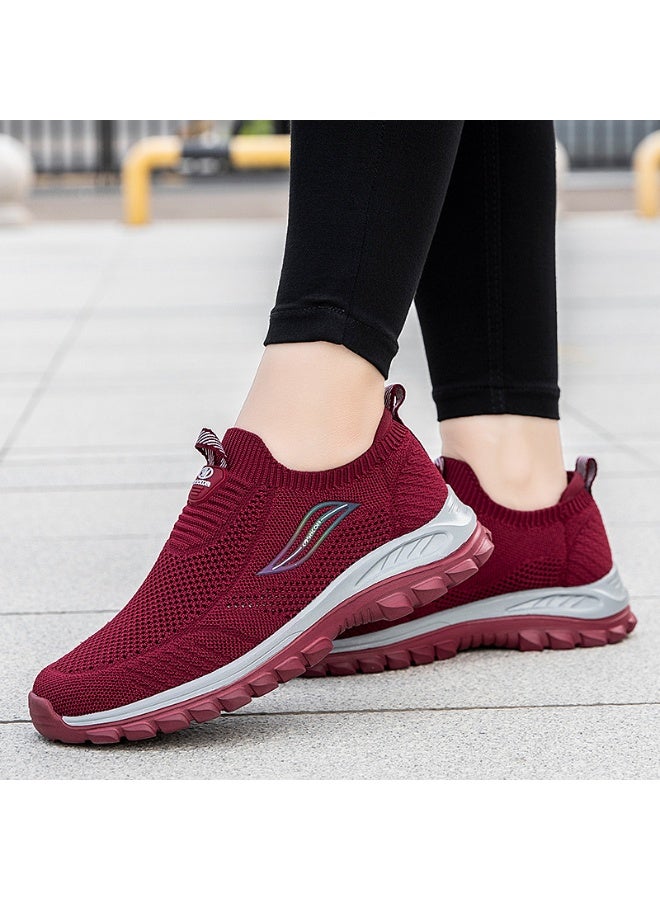 Women Casual Sport Shoes Low Top Walking Athletic Comfortable Lightweight Non-Slip Sneakers - Image 4