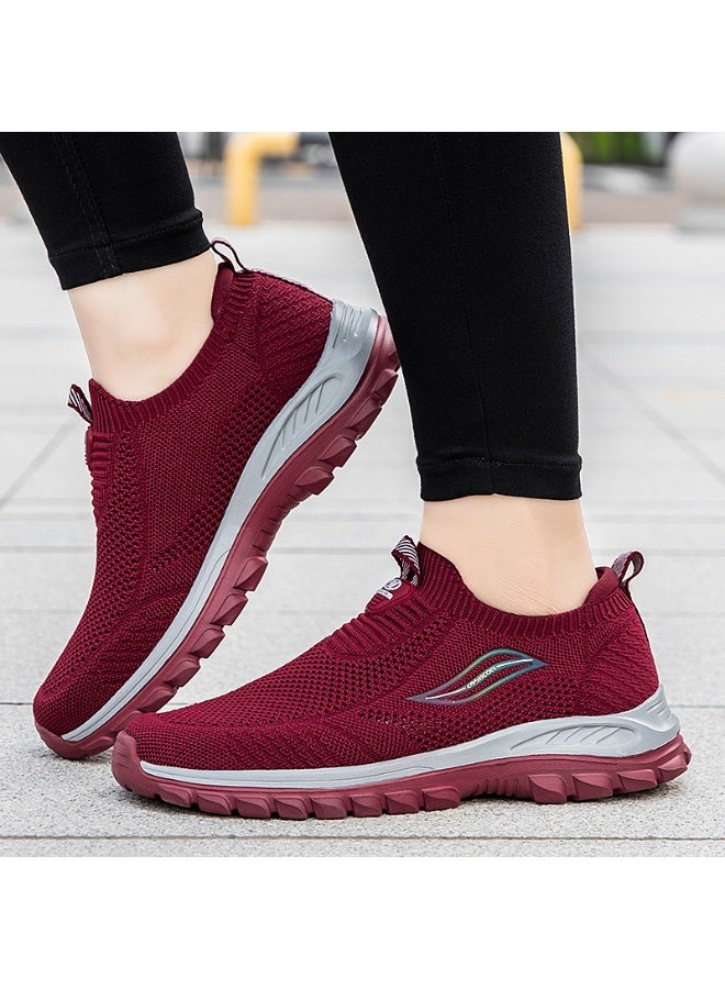 Women Casual Sport Shoes Low Top Walking Athletic Comfortable Lightweight Non-Slip Sneakers - Image 3
