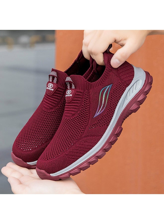 Women Casual Sport Shoes Low Top Walking Athletic Comfortable Lightweight Non-Slip Sneakers - Image 1