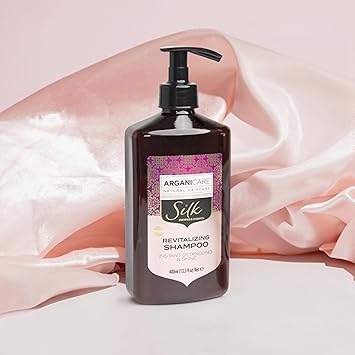 Arganicare Silk Range CONDITIONING SHAMPOO Silk Protein Repairs and Treats the Driest Hair Nourishing Effect High Hydration All hair types 400mL - Image 2