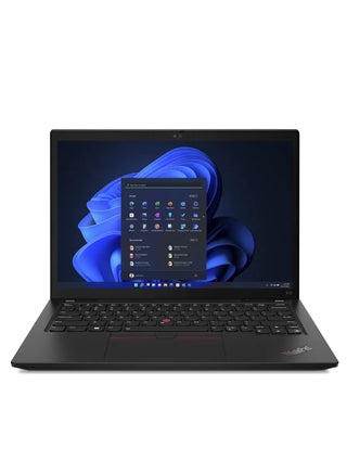 LENOVO THINKPAD X13 Gen4 I7-1355U, 16GB RAM DDR5 512GB SSD PCIe 1080P FHD INTEL IRIS XE GRAPHICS 1YR PREMIER NBD 13.3" WINDOWS 11 PRO (21EX000JAD) English/Arabic Black