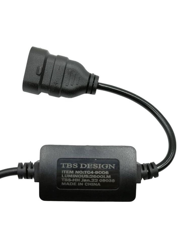 TBS DESIGN - Car Headlight LED Bulb Super Bright 9006, 9-30V 25watt 6000K-2500LM, Canbus Functionality TBS Design TC4 Turbo LED Light - Image 1