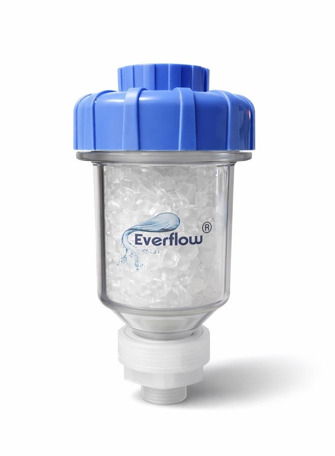 Everflow Polyphosphate Hard Water Softener for Shower & Tap | Anti-Scale Inline Filter for Bathroom | Limescale Removal Cartridge | Borewell Water Filter for Geyser | Chlorine Rust Mineral Protection - Image 1