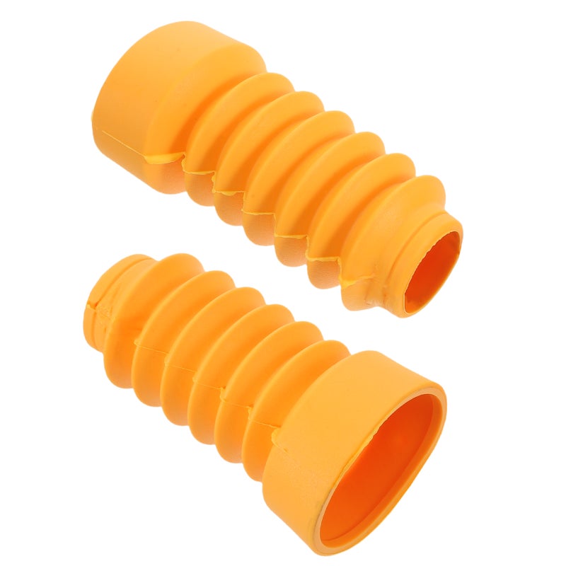 2Pcs Yellow Motorcycle Fork Gaiters Boots Weather Resistant Front Shock Tube Covers - Image 4